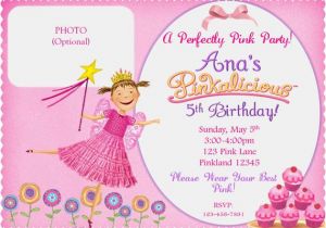 Pinkalicious Birthday Invitations Pinkalicious Birthday Invitation