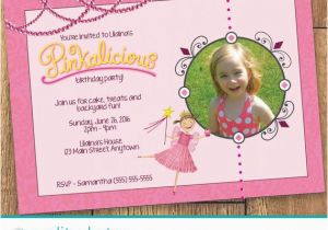 Pinkalicious Birthday Invitations Pinkalicious Birthday Invitation with Photo Printable