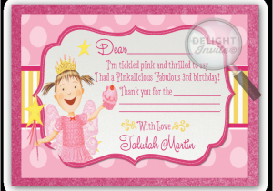 Pinkalicious Birthday Invitations Pinkalicious Thank You Cards Di 663ty Ministry