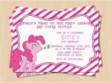 Pinkie Pie Birthday Invitations 9 Best My Little Pony Birthday Party Images On Pinterest