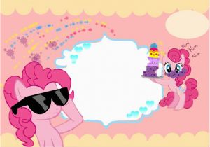 Pinkie Pie Birthday Invitations Pinky Pie Birthday Invitation Card Template Manga