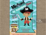 Pirate 1st Birthday Invitations 1st Birthday Invitation Pirate Birthday Invitations