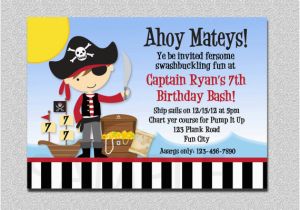Pirate 1st Birthday Invitations Birthday Invites How to Create Pirate Birthday Party