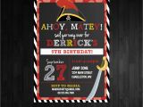 Pirate 1st Birthday Invitations Kitchen Dining