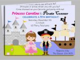 Pirate and Princess Birthday Invitations Pirate and Princess Invitation Printable or by thatpartychick