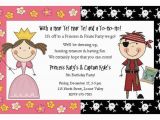 Pirate and Princess Birthday Invitations Princess and Pirate Birthday Party Invitations