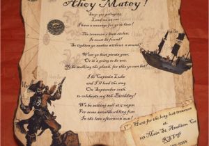 Pirate Birthday Invitation Wording Details About Pirate Birthday Party Invitations Favor