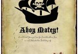 Pirate Birthday Invitations Template Just Sweet and Simple Pirate Party Invitations