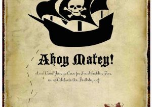 Pirate Birthday Invitations Template Just Sweet and Simple Pirate Party Invitations