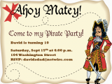 Pirate Birthday Invitations Template Pirate Invitations Template Best Template Collection