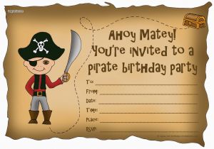 Pirate Birthday Invitations Template Pirates Birthday Invitations Bagvania Free Printable