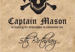 Pirate themed Birthday Party Invitations 25 Best Ideas About Pirate Invitations On Pinterest