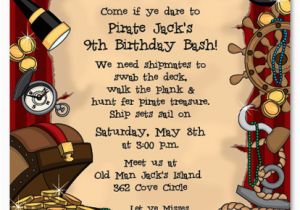 Pirate themed Birthday Party Invitations Birthday Invites How to Create Pirate Birthday Party