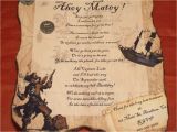Pirate themed Birthday Party Invitations Details About Pirate Birthday Party Invitations Favor