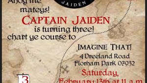 Pirate themed Birthday Party Invitations Pirate Birthday Party Invitations Wording Drevio