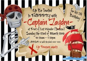 Pirate themed Birthday Party Invitations Pirate themed Party Invitation Thank You Card Stickers