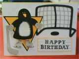 Pittsburgh Penguins Birthday Card Elaine Creates Penguin Birthday Card