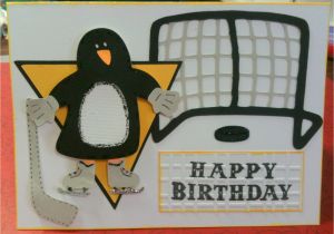 Pittsburgh Penguins Birthday Card Elaine Creates Penguin Birthday Card