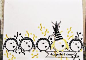 Pittsburgh Penguins Birthday Card Scrappin 39 Trackside Happy Birthday Penguin Style