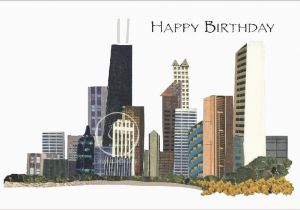 Places to Buy Birthday Cards Near Me Happy Birthday Chicago Skyline Card Yelp