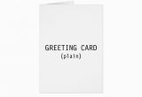 Plain Birthday Cards Greeting Card Plain Zazzle