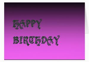 Plain Birthday Cards Happy Birthday Plain Two tone Pink Greeting Cards Zazzle
