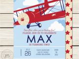 Plane Birthday Invitations Airplane Birthday Airplane Invitation Vintage Airplane