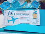 Plane Birthday Invitations Diy Printable Airplane Birthday Invitation Kit Invite and