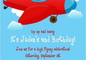 Plane Birthday Invitations Free Aeroplane Birthday Invitation Printables