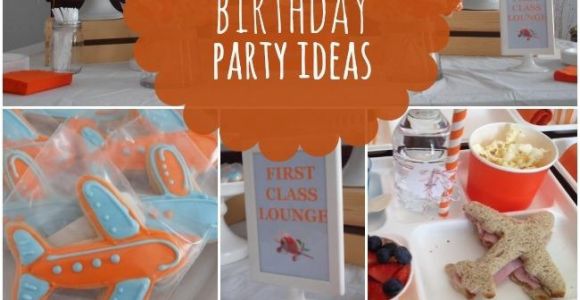 Planes Birthday Decorations Boy 39 S Plane themed Birthday Party Ideas Spaceships and