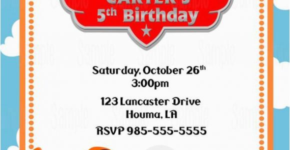 Planes Birthday Party Invitations Printable Planes Birthday Party Invitation Plus Free Blank