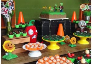 Plants Vs Zombies Birthday Decorations Kara 39 S Party Ideas Plants Vs Zombies themed Birthday