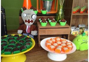 Plants Vs Zombies Birthday Decorations Kara 39 S Party Ideas Plants Vs Zombies themed Birthday