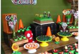 Plants Vs Zombies Birthday Decorations Kara 39 S Party Ideas Plants Vs Zombies themed Birthday Party