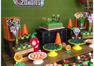 Plants Vs Zombies Birthday Decorations Kara 39 S Party Ideas Plants Vs Zombies themed Birthday Party