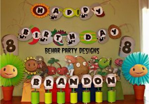 Plants Vs Zombies Birthday Decorations Plants Vs Zombies Birthday Quot Brandon 39 S 8th Plants Vs