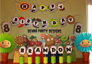 Plants Vs Zombies Birthday Decorations Plants Vs Zombies Birthday Quot Brandon 39 S 8th Plants Vs