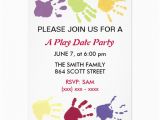Playdate Birthday Party Invitations A Play Date Party Kids Invitation 5 Quot X 7 Quot Invitation Card