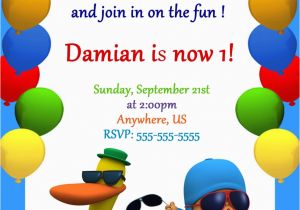 Pocoyo Birthday Decorations Pocoyo Birthday Party Invitations Partyexpressinvitations