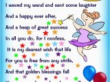 Poem for A Birthday Girl Birthday Fairy Poem Message for A Boy Rooftop Post