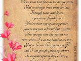 Poem for A Birthday Girl Birthday Poems for Best Friends Happy Birthday to My