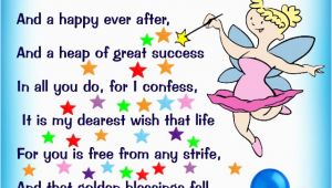 Poem On Birthday Girl Birthday Fairy Poem Message for A Girl Rooftop Post