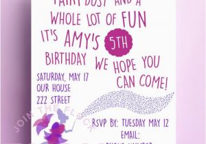 Poem On Birthday Girl Fairy Birthday Party Invitation Download Pdf Personalised