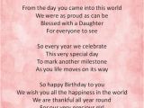 Poem On Birthday Girl Happy Birthday Poems From Daughter Http Www