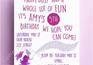 Poems for Birthday Girls Fairy Birthday Party Invitation Download Pdf Personalised