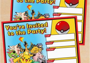 Pokemon Birthday Card Maker Free Pokemon Invitation Free Printable Pokemon Birthday