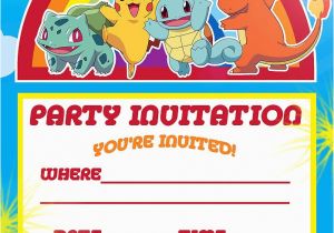 Pokemon Birthday Invitation Templates Free 50 Free Birthday Invitation Templates You Will Love