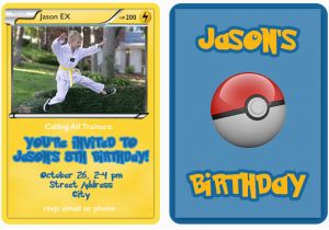 Pokemon Birthday Invitation Templates Free Birthday Invites Pokemon Birthday Invitations Printable