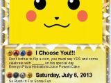 Pokemon Birthday Invitation Templates Free Pokemon Birthday Invitation orderecigsjuice Info