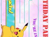 Pokemon Birthday Party Invitation Wording Pokemon Birthday Invitation